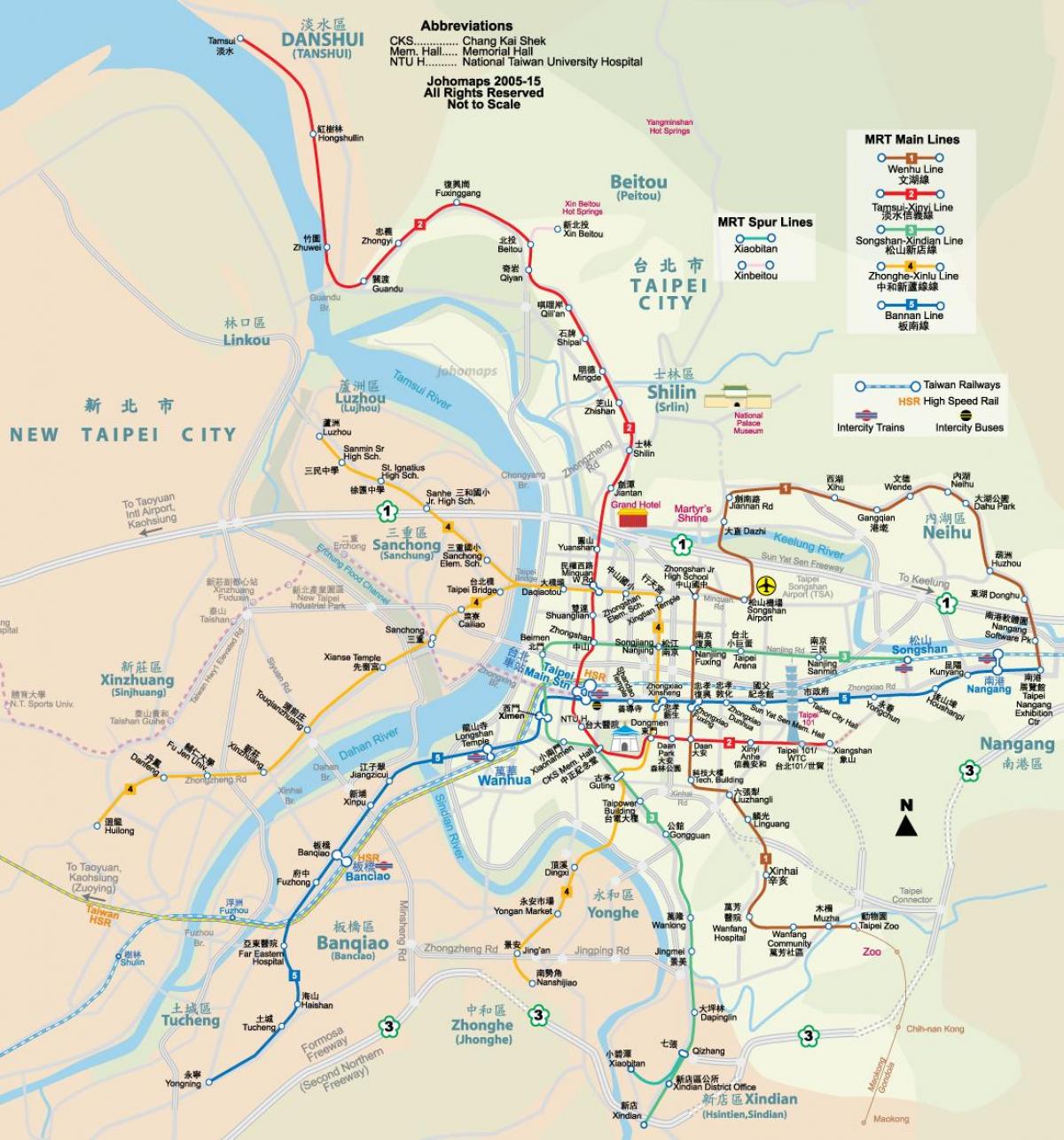 metro mapu Taiwan