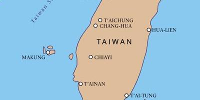 Taiwan medzinárodné letisko mapu