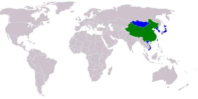 Taiwan mapa v čínskej verzie
