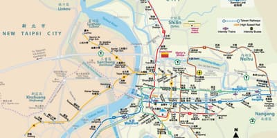 Taiwan mrt station mapu