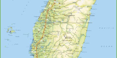 Mapa Taiwan offline