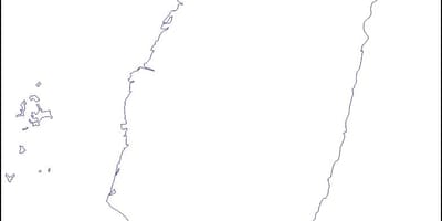 Mapa Taiwan prázdne
