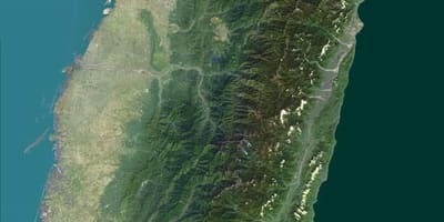 Mapa Taiwan satelit